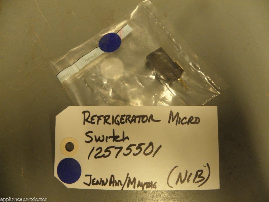 Jenn Air Maytag Refrigerator 12575501 Micro Switch NEW IN BOX Jenn Air Maytag Refrigerator 12575501 Micro Switch NEW IN BOX